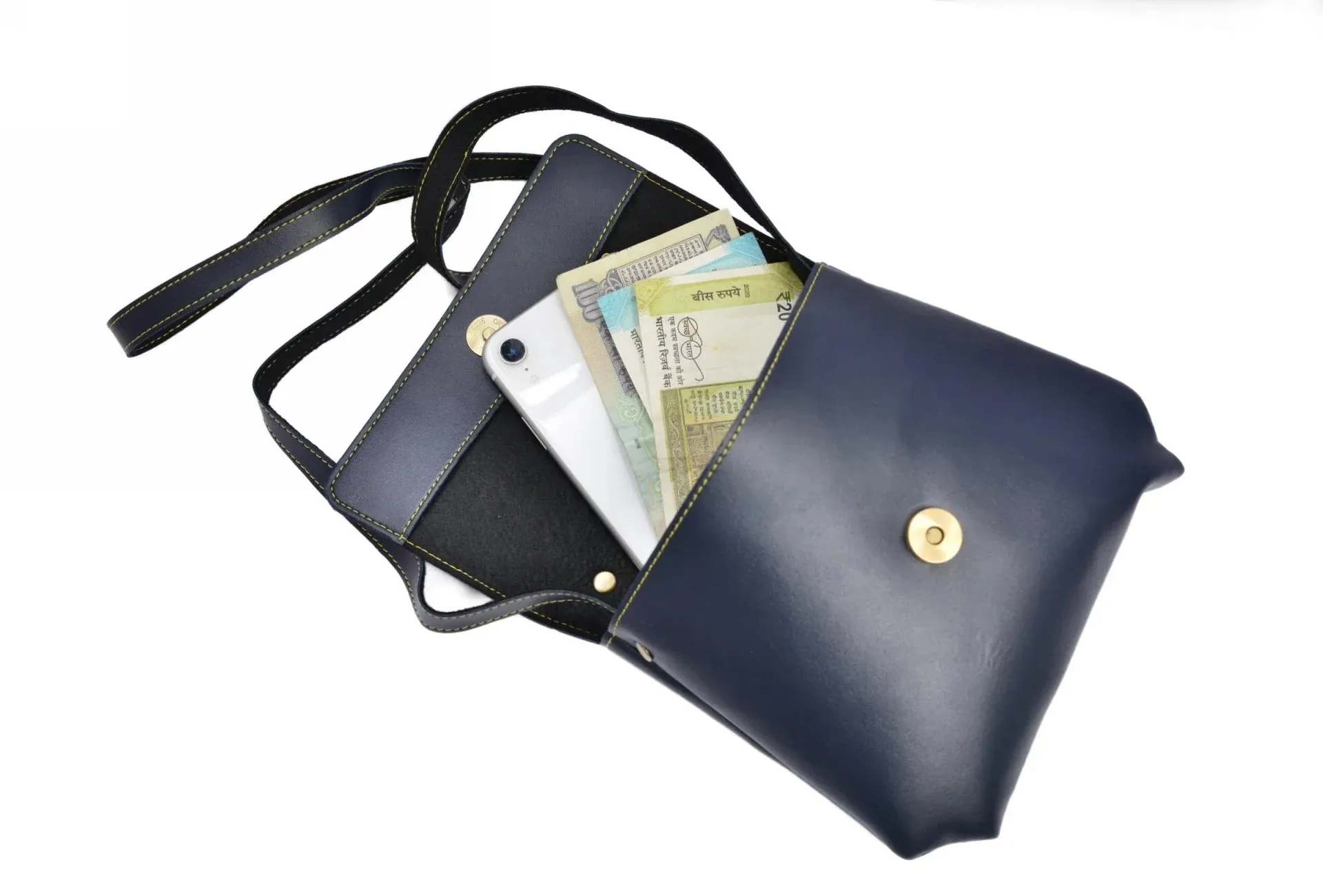 Women's Combo : Mini Makeup Kit & Sling Bag (Royal Blue)