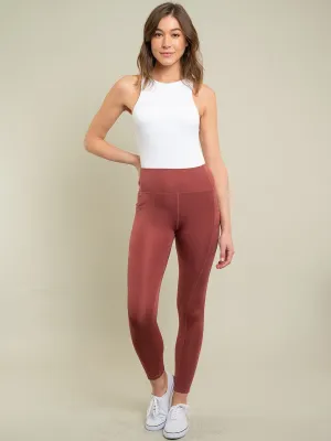WOMEN'S MAROON LEGGING