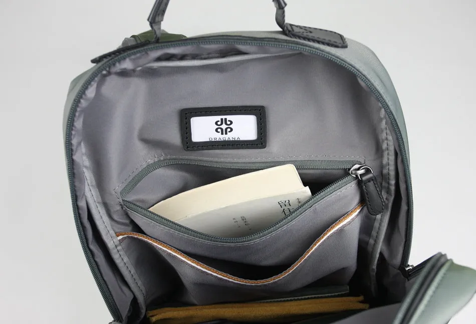 Womens Nylon Backpack Bag Black Best Satchel Backpack Nylon School Rucksack for Ladies