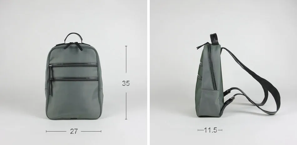 Womens Nylon Backpack Bag Black Best Satchel Backpack Nylon School Rucksack for Ladies