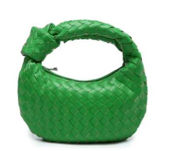 Women's Stylish Woven Knot Handle Handbag | Small