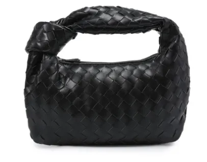 Women's Stylish Woven Knot Handle Handbag | Small