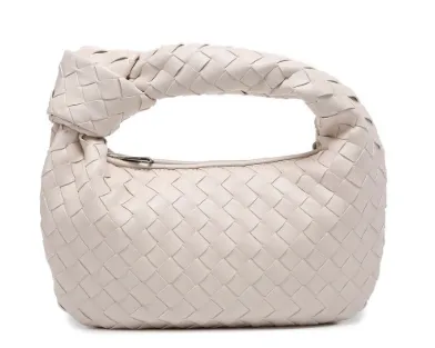 Women's Stylish Woven Knot Handle Handbag | Small