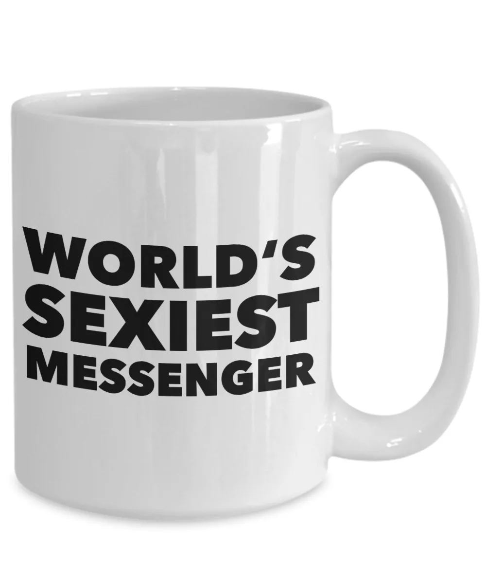 World's Sexiest Bike Messenger Mug Gift Ceramic Coffee Cup