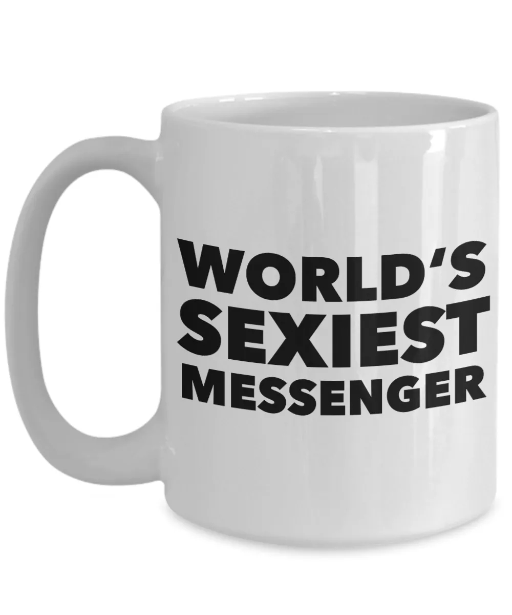 World's Sexiest Bike Messenger Mug Gift Ceramic Coffee Cup