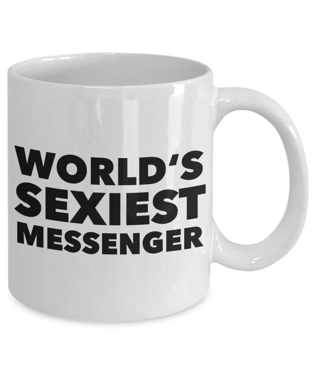 World's Sexiest Bike Messenger Mug Gift Ceramic Coffee Cup
