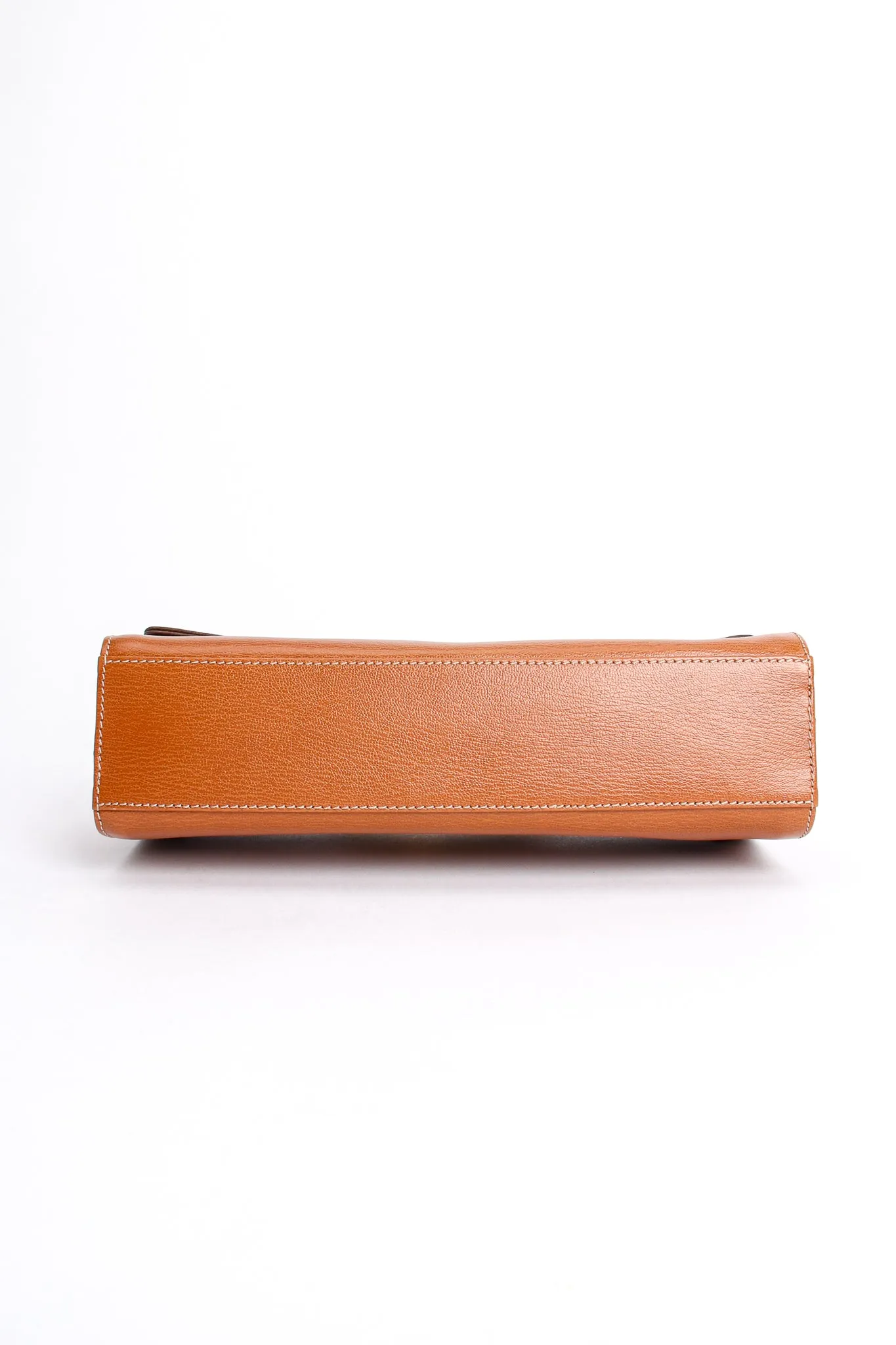Wrapped Handle Barrel Flap Bag