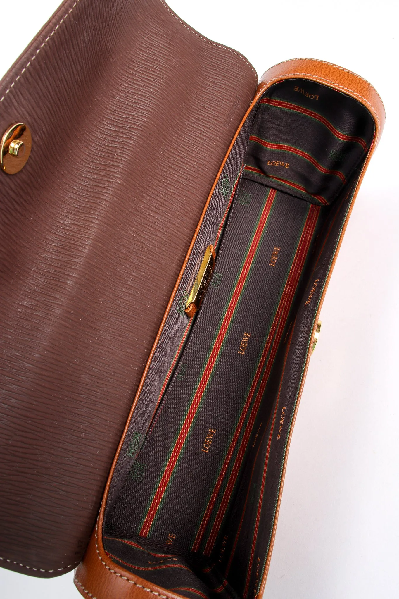 Wrapped Handle Barrel Flap Bag