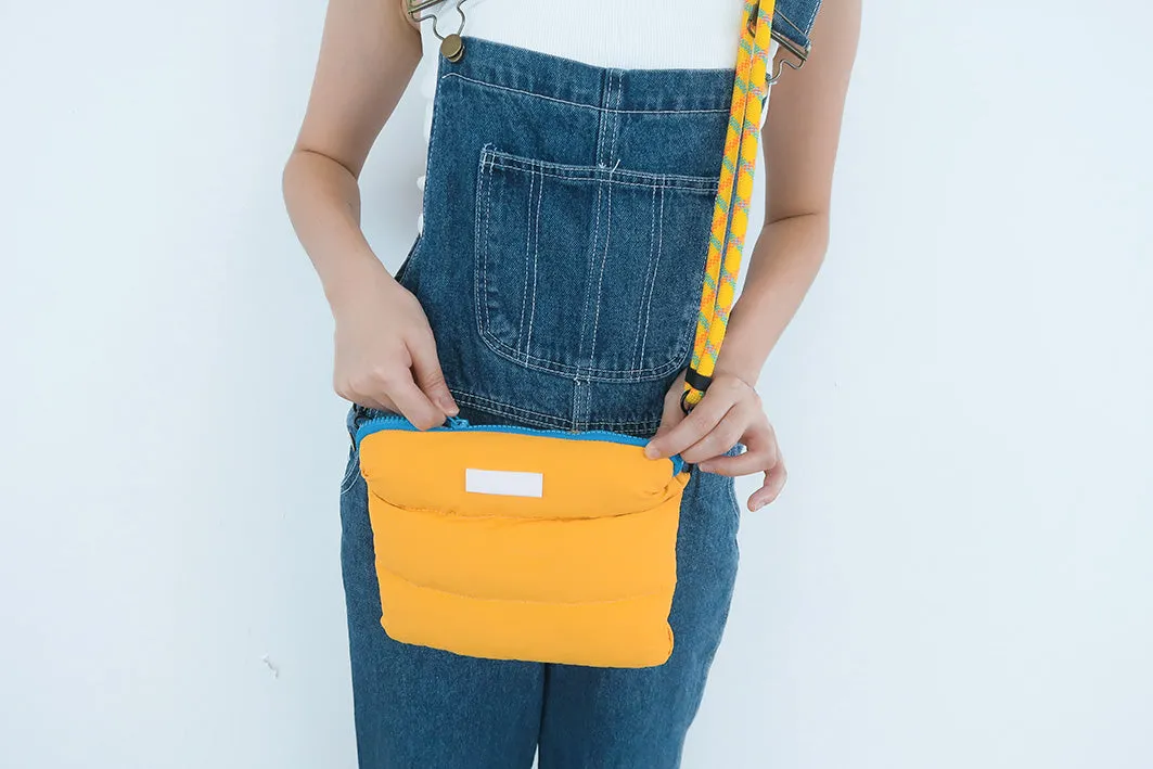Yellow Pong Pong Bag {Multi Purpose Bag}