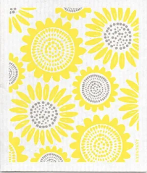 Yellow Sunflower Dishcloth