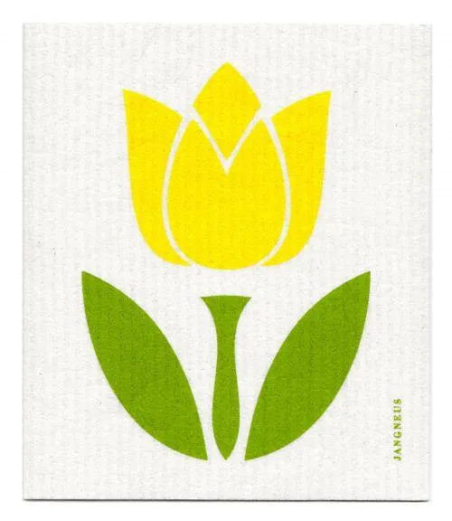 Yellow Tulip Large Dishcloth