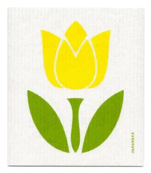 Yellow Tulip Large Dishcloth