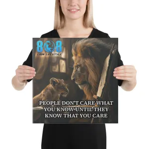 You Care Canvas
