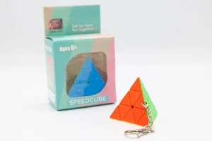 Ziina Pyraminx Keychain Cube