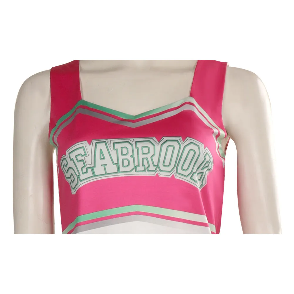 Zombies 3 Cheerleader Outfits Cosplay Costume Dress Halloween Carnival Suit
