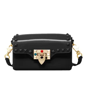 Zomi Gems Mini Jelly Stud Handbag - Black