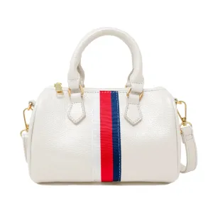 Zomi Gems Stripe Handbag - White