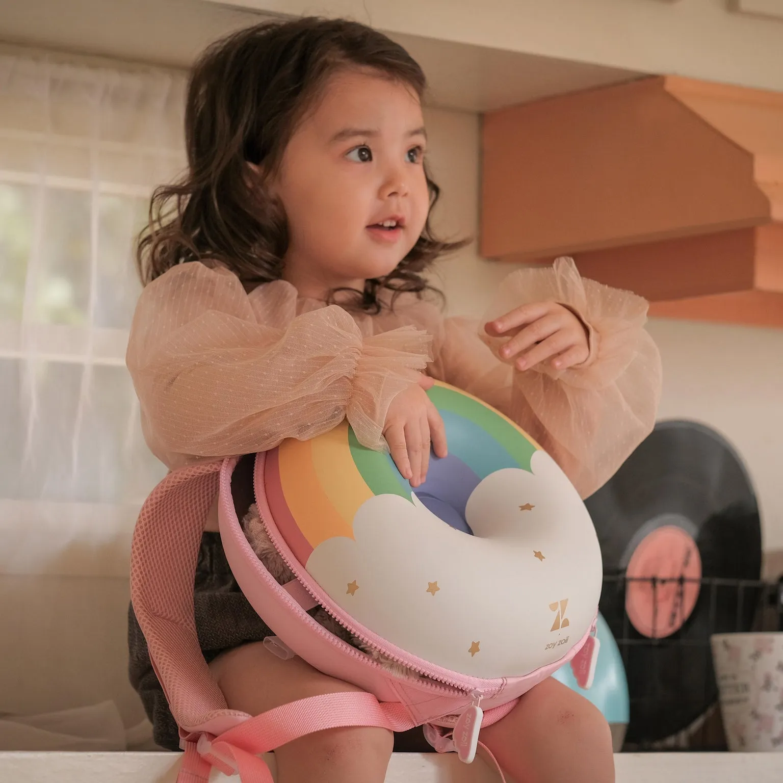 Zoyzoii Donut Series Backpack - Sweet Rainbow
