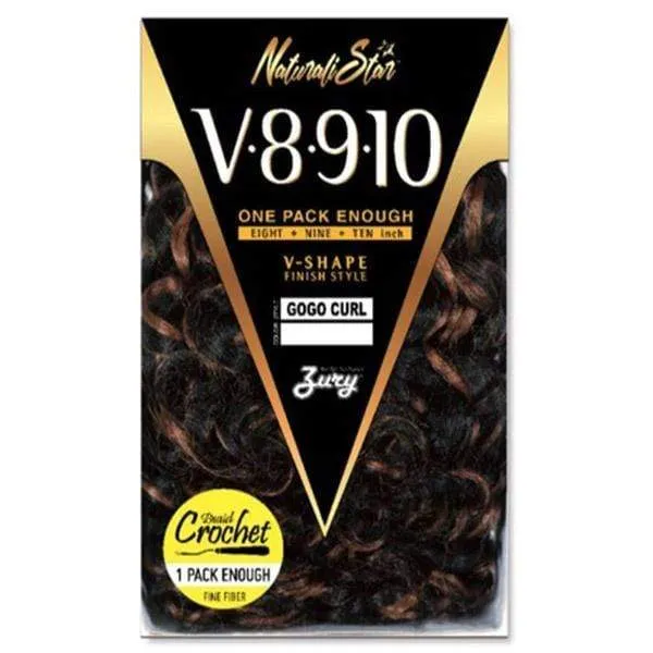 Zury Naturalistar V8910 One Pack Enough Crochet Braid - Rod Set