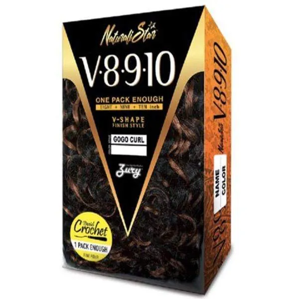 Zury Naturalistar V8910 One Pack Enough Crochet Braid - Rod Set